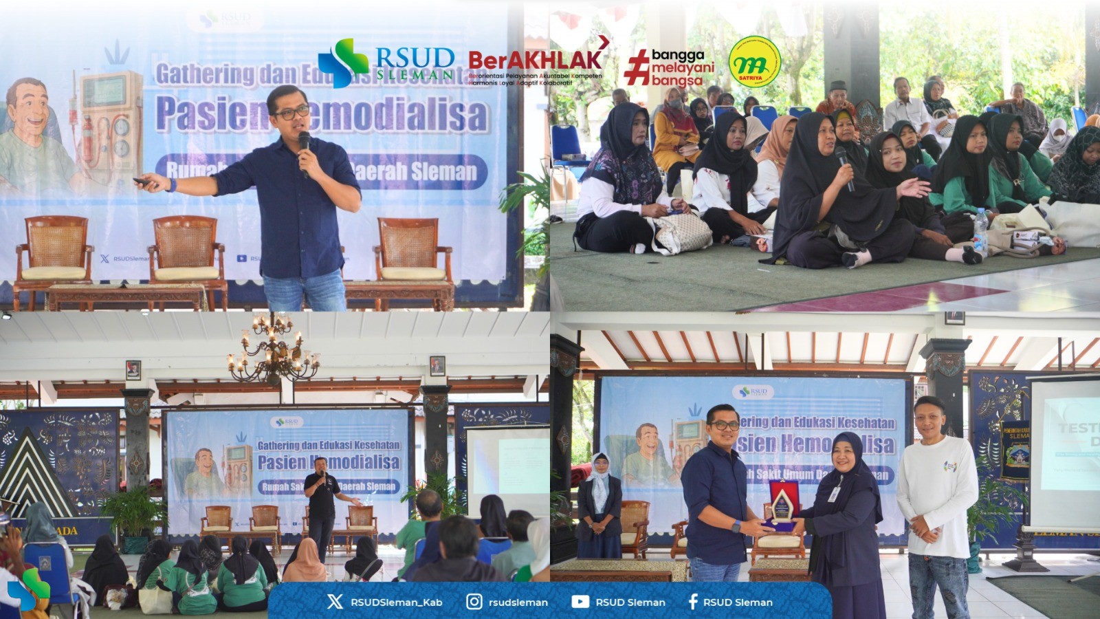 Lebih dari Sekadar Terapi, Kisah Inspiratif Warnai Gathering Pasien Cuci Darah RSUD Sleman